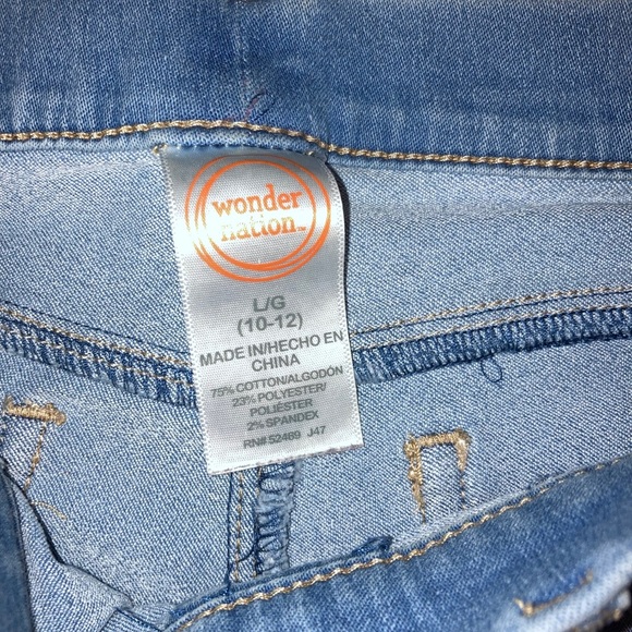 3/$12 Girls Denim Jeggings - Picture 3 of 4